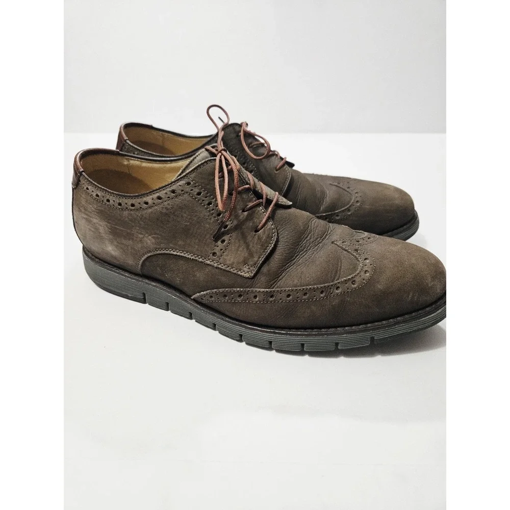 J&M 1850 Johnston & Murphy Martell 27-2236 Men's Oxford Shoes Size 10.5 Wingtip‎
